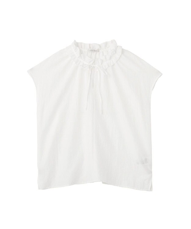 Green Parks 衿フリルブラウス Off White