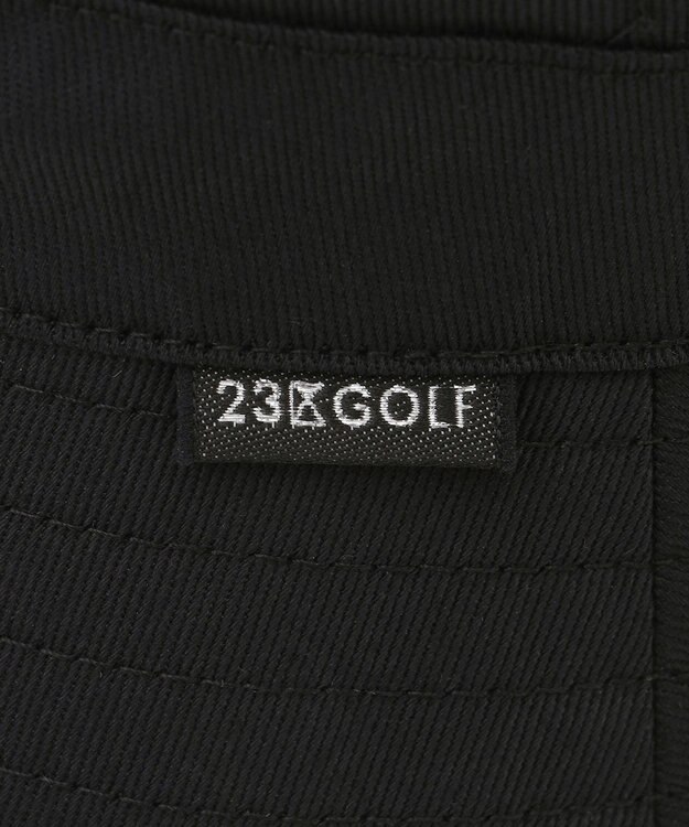 23区GOLF 【UNISEX】リバーシブルモノグラムバケットハット ブラック系5