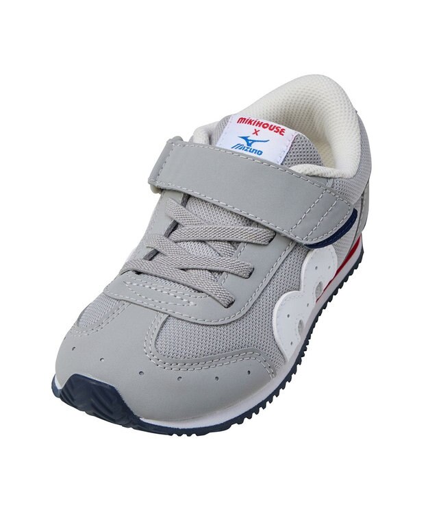 MIKI HOUSE HOT BISCUITS 【WEB限定】【16-21cm】ミズノコラボ キッズシューズ【WebLimited】 グレー