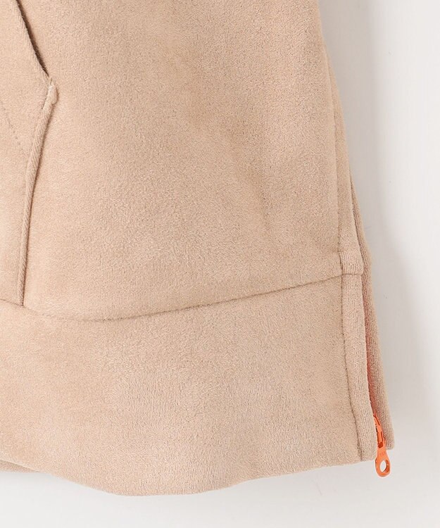 PW CIRCULUS 【MEN】スエード調 デタッチャブルフーディ ベージュ系