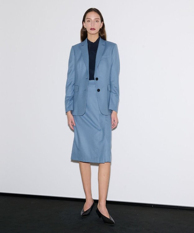 JOSEPH 【洗える】ニューシーディーシー　ブラウス Navy