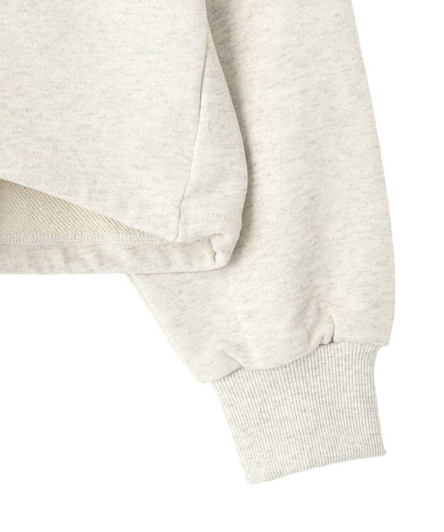 earth music&ecology 【裏毛】アソートロゴウラケドロストプルオーバー Oatmeal