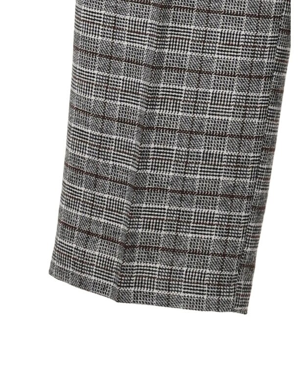 AMERICAN HOLIC ツイードタックワイドパンツ Glen Check