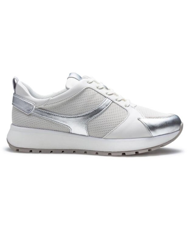 REGAL FOOT COMMUNITY 【リーガルレディース】BF07 メッシュスニーカー ホワイト×シルバー