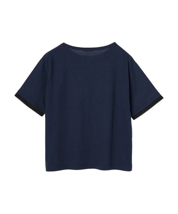 CRAFT STANDARD BOUTIQUE 【ＵＶカット】布帛切り替えプルオーバー Navy