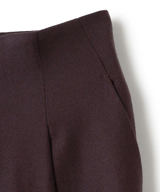 BEIGE， TERNES / フロントジップワイドパンツ Bordeaux