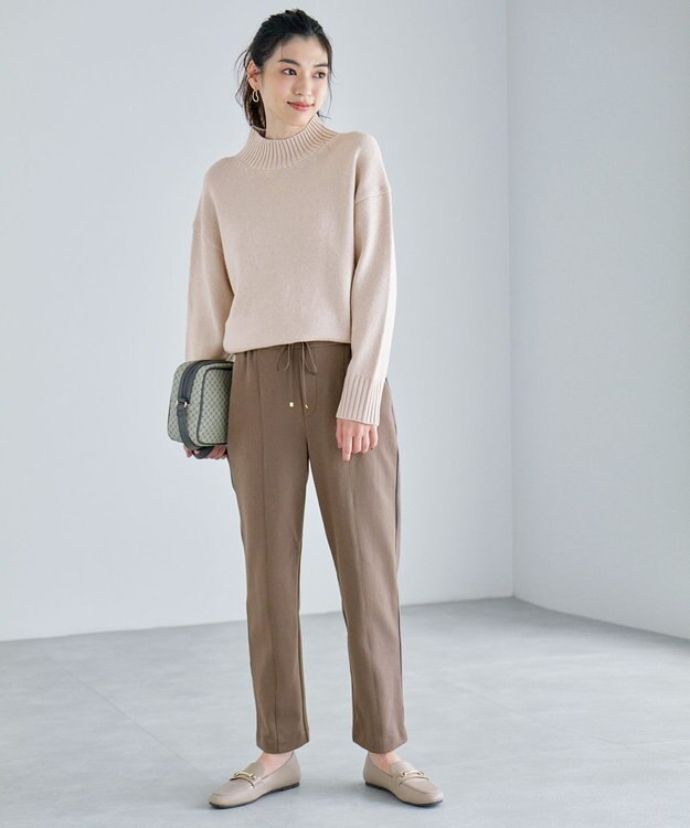 ANY 【6色展開】ラムウールハイネックニット アイボリー