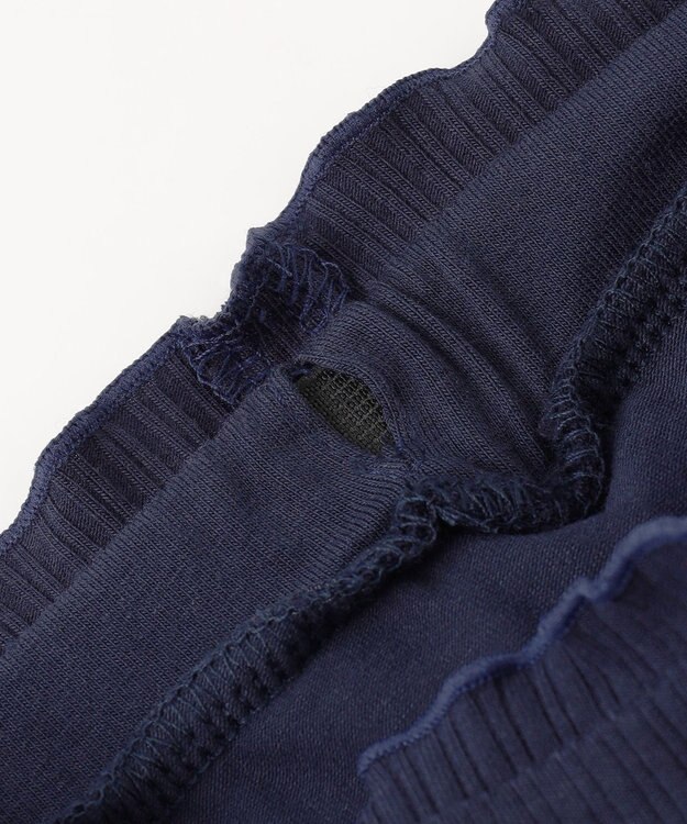 組曲 KIDS 【インパンツ付き】【110-140cm】フレアテレコ スカート ネイビー系