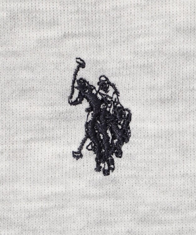 WEGO 【WEB限定/25年秋冬新作/ユニセックス着用ITEM】別注USPOLOハーフZIPPO 杢グレー