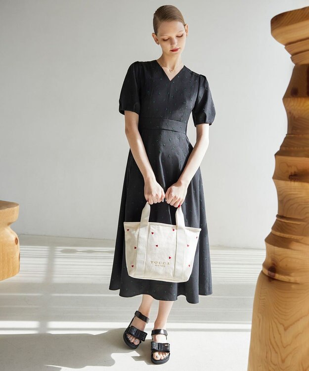 TOCCA 【星風まどかコラボ・大好評につき追加生産！】IN MY HEART ドレス ブラック系7