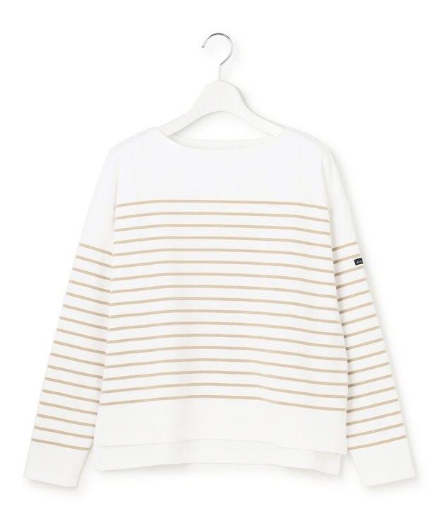 23区 【Oggi4月号掲載/洗える】Armor-lux パネルボーダー カットソー オフxベージュボーダー