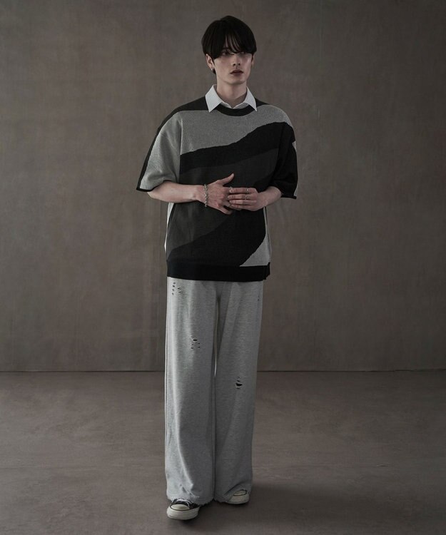 WEGO ジャガードニットT（SS） 柄2