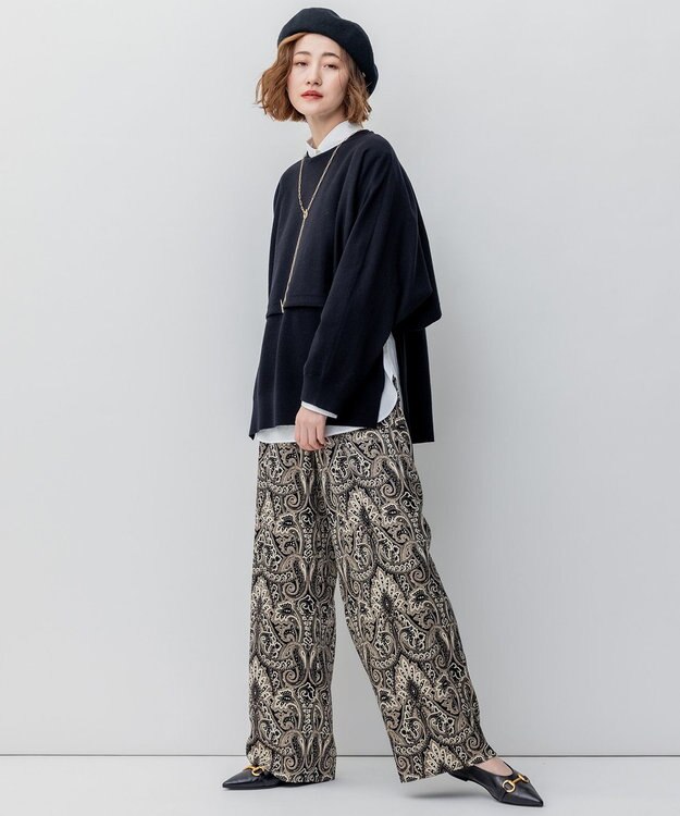 23区 【洗える】CANCLINI ベーシック シャツ ホワイト系