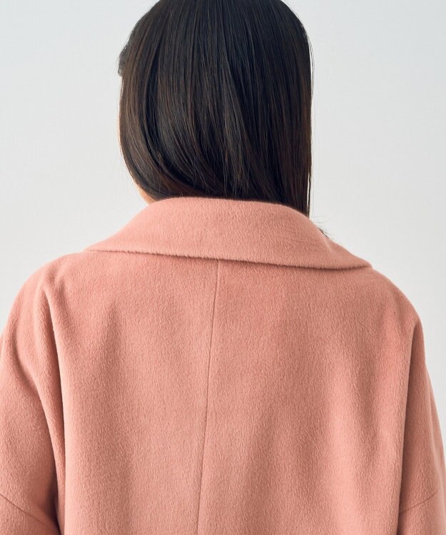 earth music&ecology オーバーテーラードジャケット　シャギー Pink