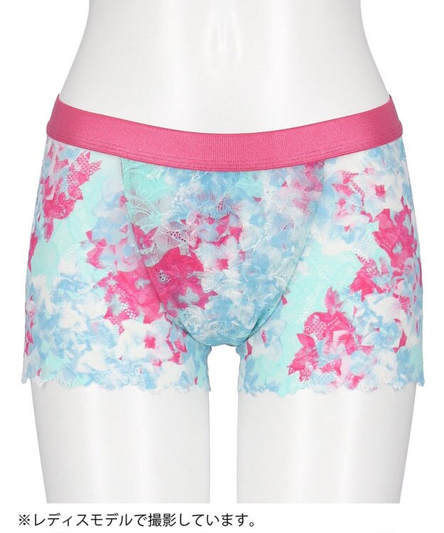 WACOAL MEN WACOAL MEN ユニセックス ボクサーパンツ 【レースボクサー】 通気性 すっきり設計(フロント) 前閉じ 下着 WT8823 /ワコールメン サックス