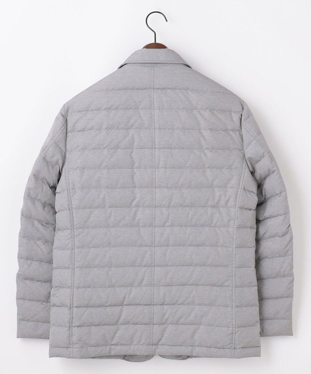JOSEPH ABBOUD 【軽量/防風/形状記憶】インターレース ダウン ジャケット ライトグレー系