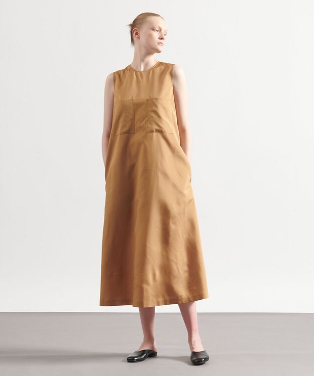 JOSEPH ビッグストライプ　ドレス Beige