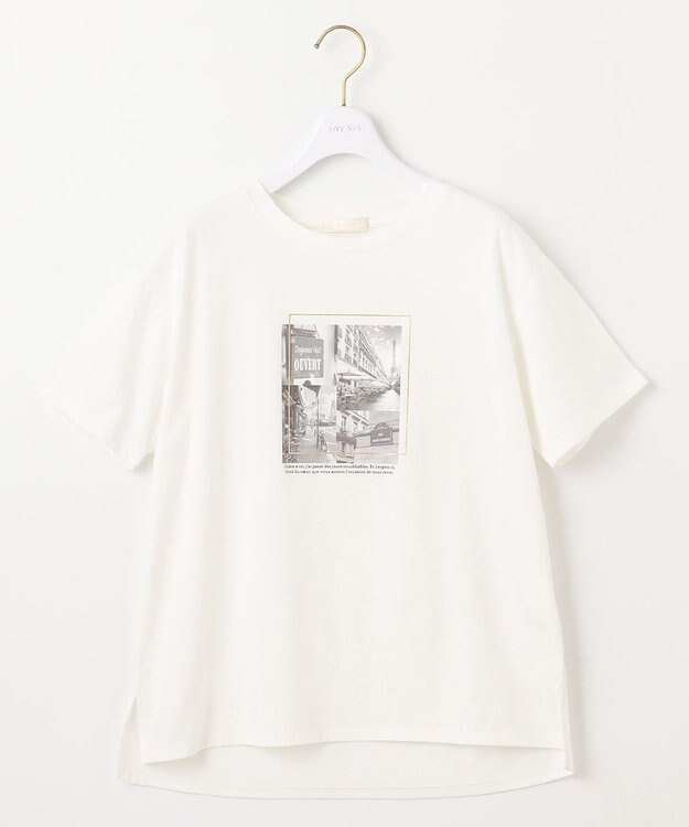 ANY SIS 【洗える】アソートロゴ Tシャツ フォトオフ