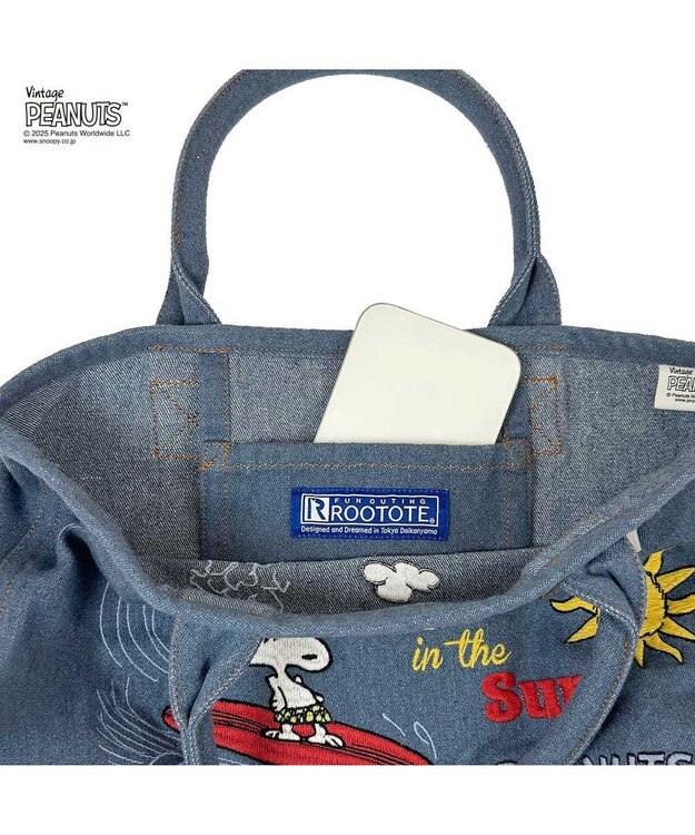 ROOTOTE 8398【スヌーピー】IP.デリ.シシュウ.ピーナッツ-0B 03：サン