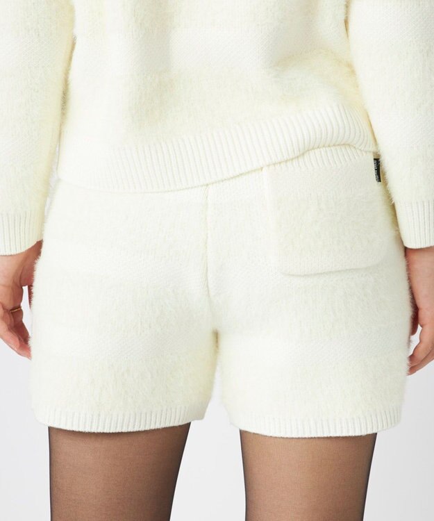 OP／FILA 【ocean pacific】ふんわりハグニットショートパンツ オフホワイト