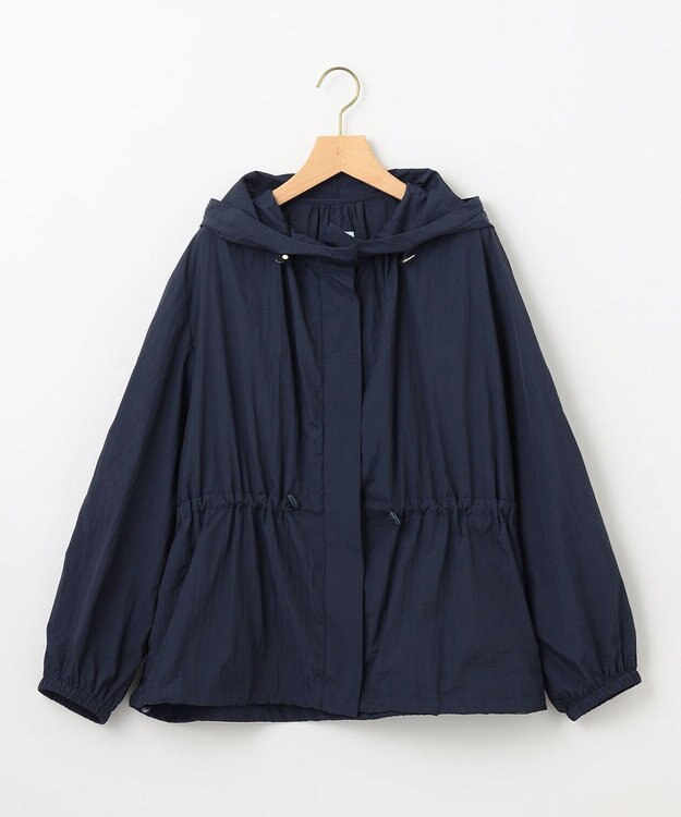 組曲 【撥水・WEB限定】ギャザーフード パッカブルブルゾン ネイビー系