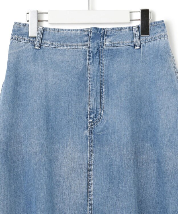 J.PRESS YORK STREET 【WOMEN】ライトダンガリー デニムスカート ダルブルー系