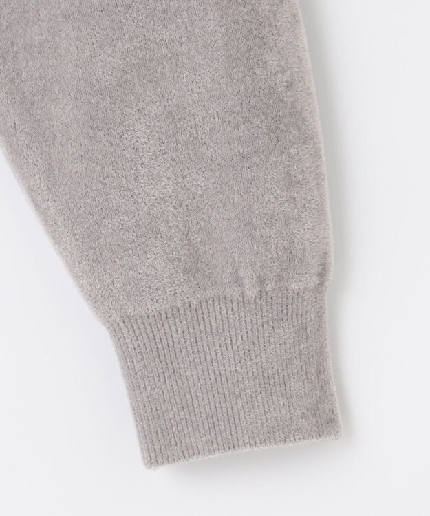 自由区 【Premium Collection】キュプラシェニール カーディガン ライトグレー系