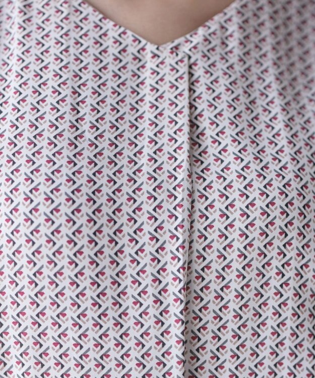 Tiaclasse L 【洗える・新色追加】パフスリーブプリーツワンピース ベージュ