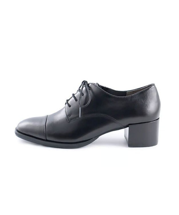 APOM キャップトゥレースアップシューズ 45 ブラック
