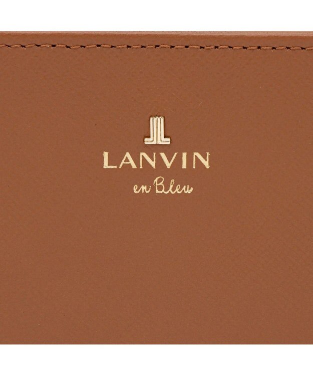 LANVIN en Bleu リュクサンブールカラー 二つ折りLファスナー財布 ブラウン