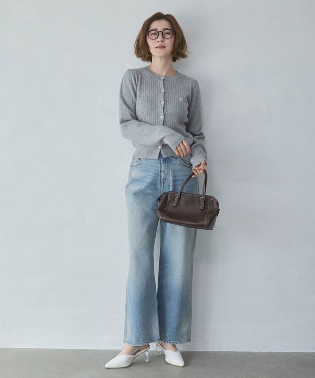 WEGO 【XS～Lサイズ展開/美脚】ストレートデニムパンツ デニム淡加工色