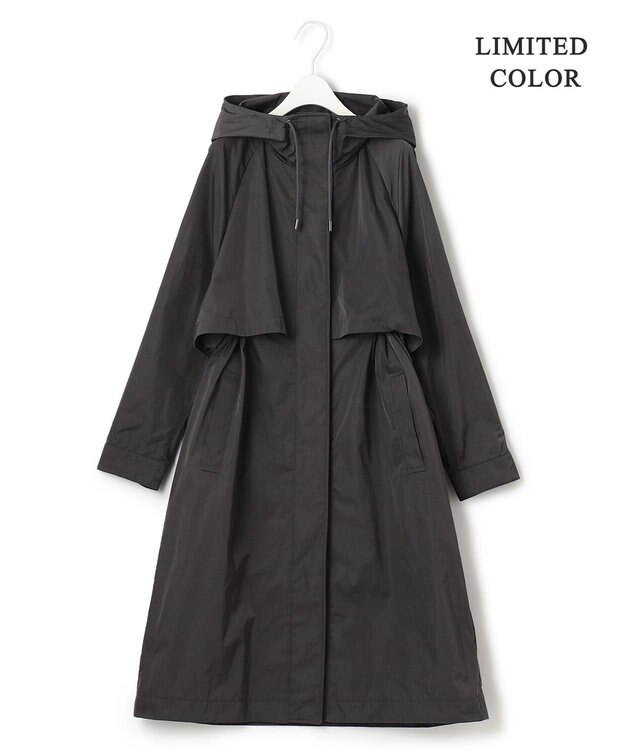 ICB メモリーツイル フーデットコート チャコール系［WEB限定］