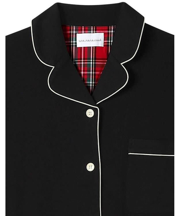 une nana cool 【綿100％】シルケットスムースパジャマ BL