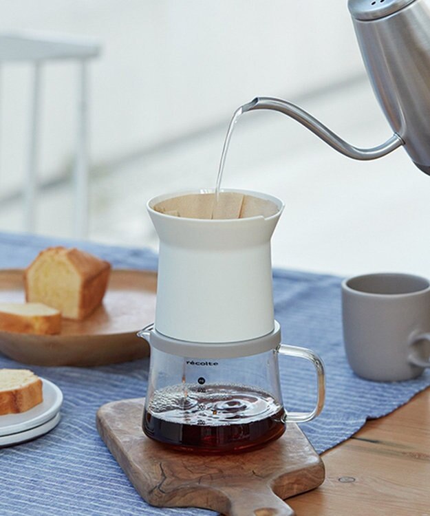 YAMATO テーブル＆キッチン 【レコルト】レインドリップコーヒーメーカー  ホワイト  RDC-1(W) ホワイト