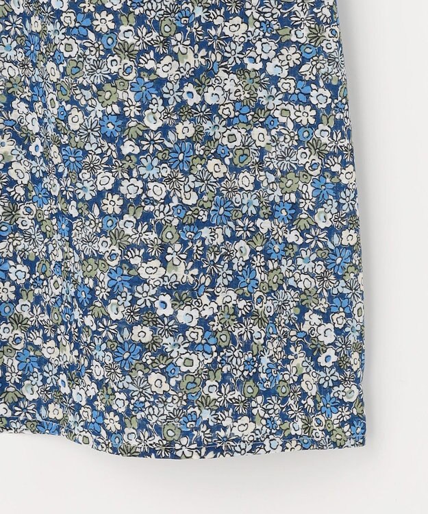 組曲 【先行予約】フラワーガーデンプリント ブラウス ブルー系5