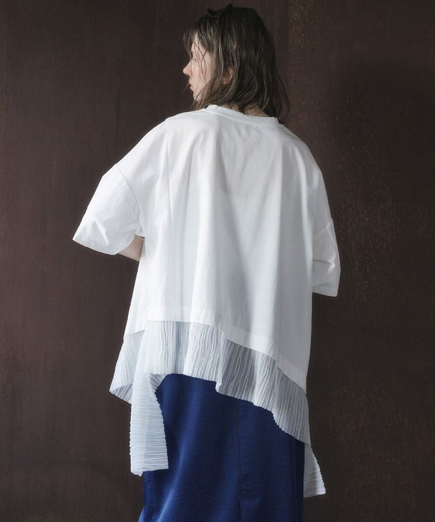 YECCA VECCA 裾アシメデザインプルオーバー White