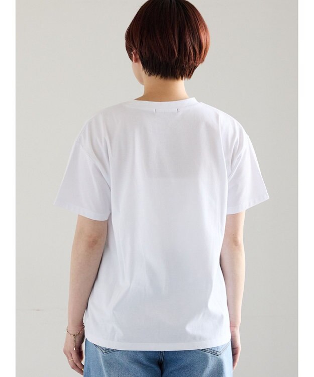 Te chichi マリリンモンロービーチフォトTシャツ オフホワイト