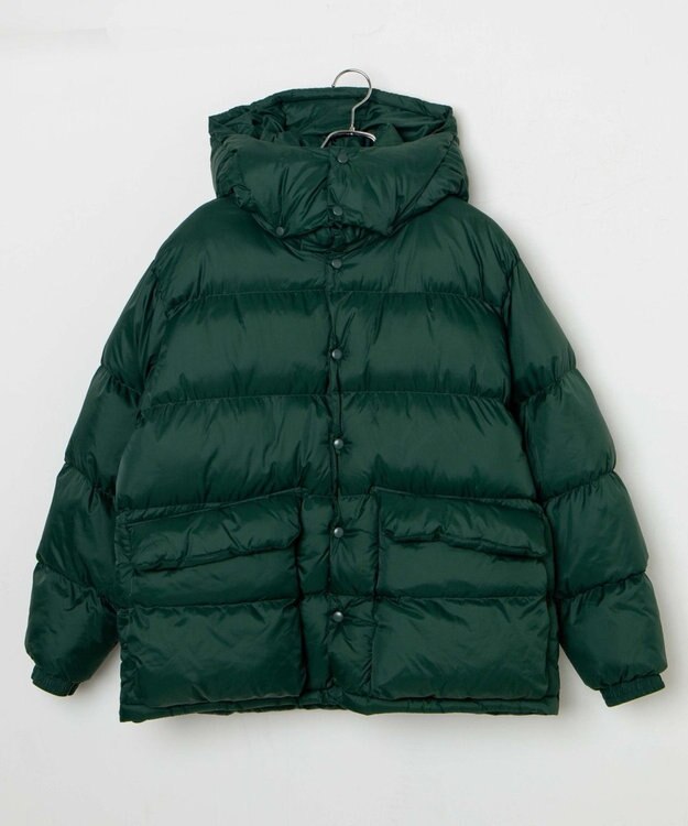 WEGO カラーナイロンパテッドブルゾン ダークグリーン