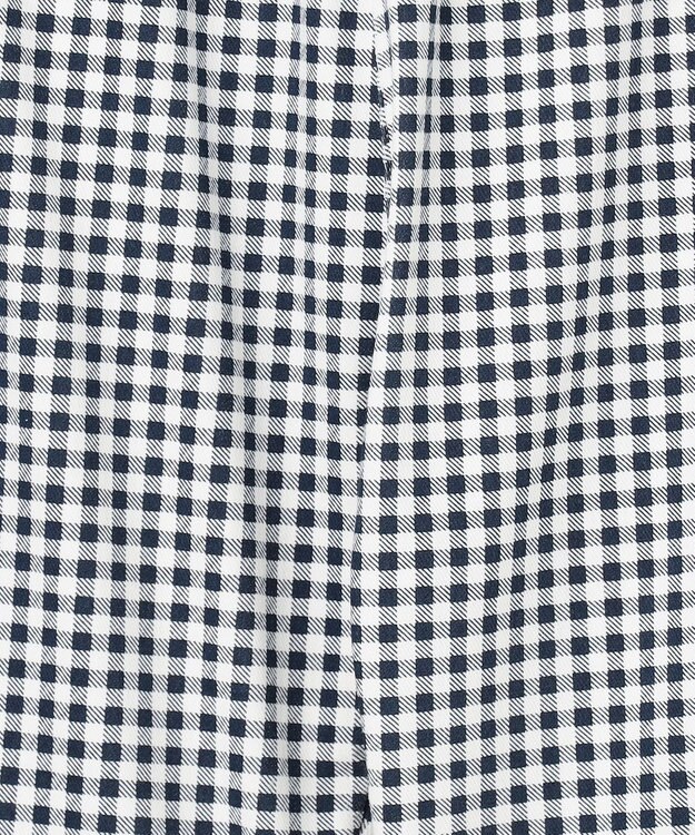 ANY KIDS 【洗濯機可能/接触冷感】ひんやり カットソーパンツ ネイビー（ギンガムチェック）