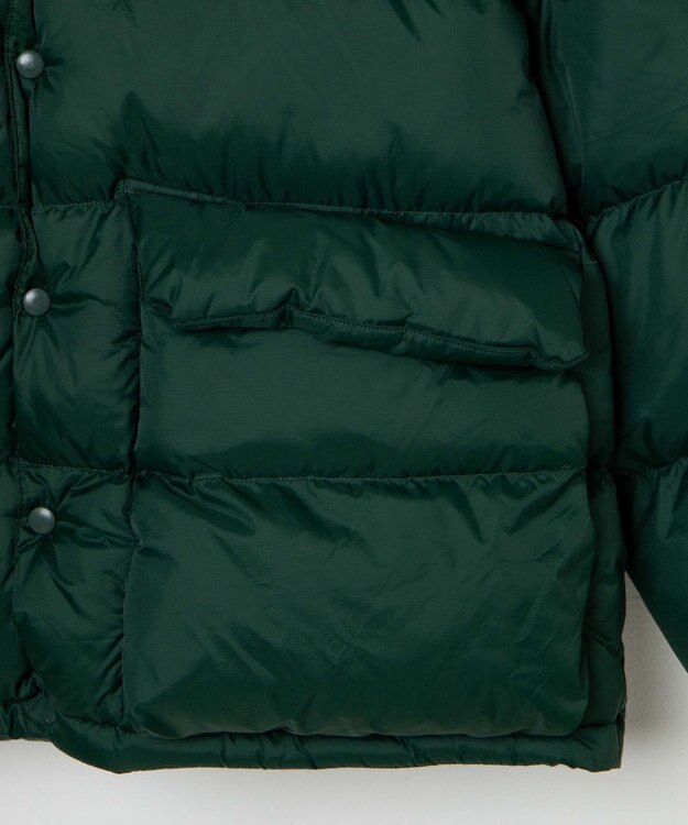 WEGO カラーナイロンパテッドブルゾン ダークグリーン