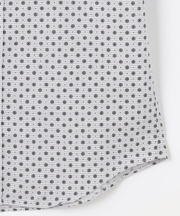 JOSEPH ABBOUD 【イージーケア】小紋プリント 半袖シャツ グレー系5