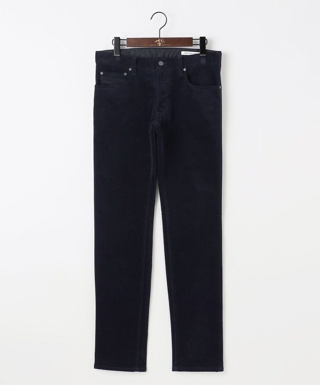 JOSEPH ABBOUD 【洗える・速乾/ストレッチ/フリースタッチ】ソフトコール パンツ ネイビー系