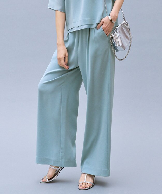 自由区 【カタログ掲載】ストレッチアムンゼンワイド パンツ [WEB先行カラー]サックス