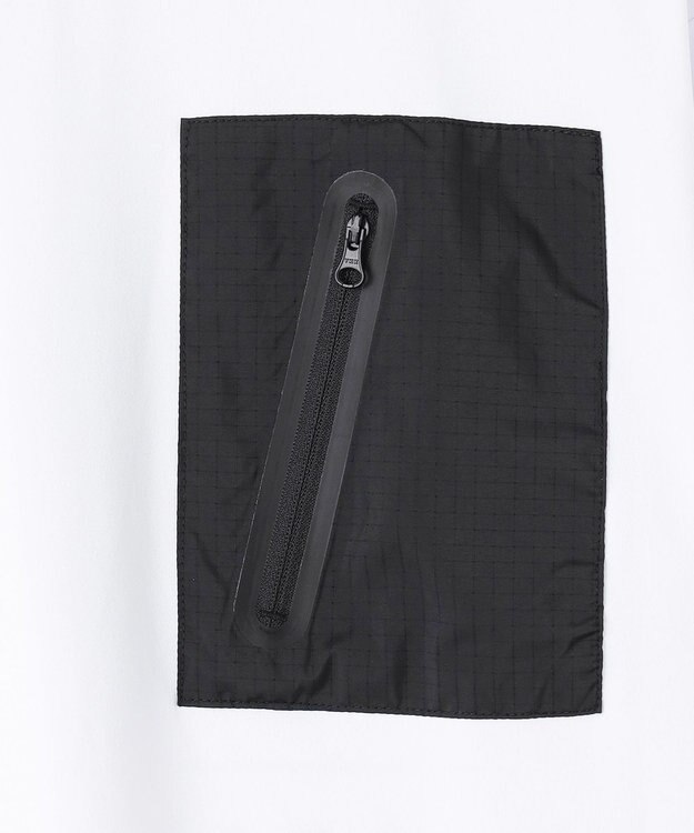 SHARE PARK LADIES 【UVカット・吸水速乾・ストレッチ・軽量 】ＺＩＰポケットＴシャツ（S・Mサイズ） アイボリー系