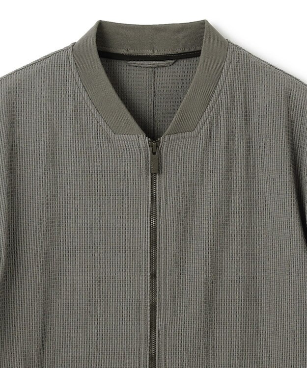 JOSEPH HOMME ＜新色追加＞新素材【通気性/ストレッチ】トリコサッカーストレッチ 　ジップアップブルゾン 【追加カラー】グレー系