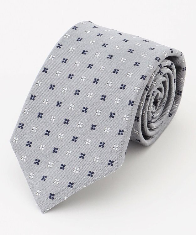 J.PRESS MEN 【フレッシャーズにもおすすめ】小紋柄 ネクタイ グレー系8