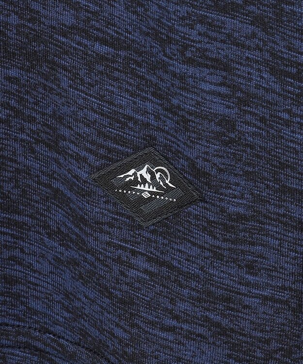 JOSEPH ABBOUD MOUNTAIN 【ゆったり】ランダムスラブリップ アウトドア Tシャツ ネイビー系