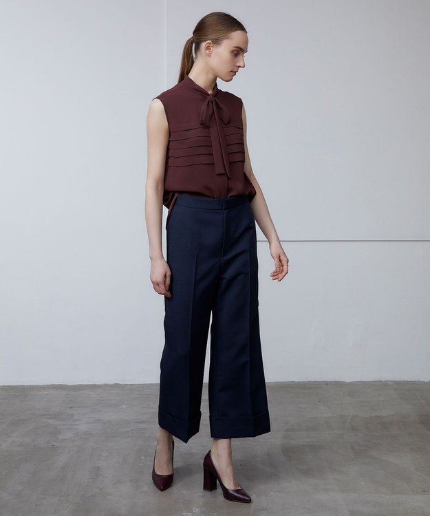 BEIGE， SECLIN / ワイドパンツ Navy