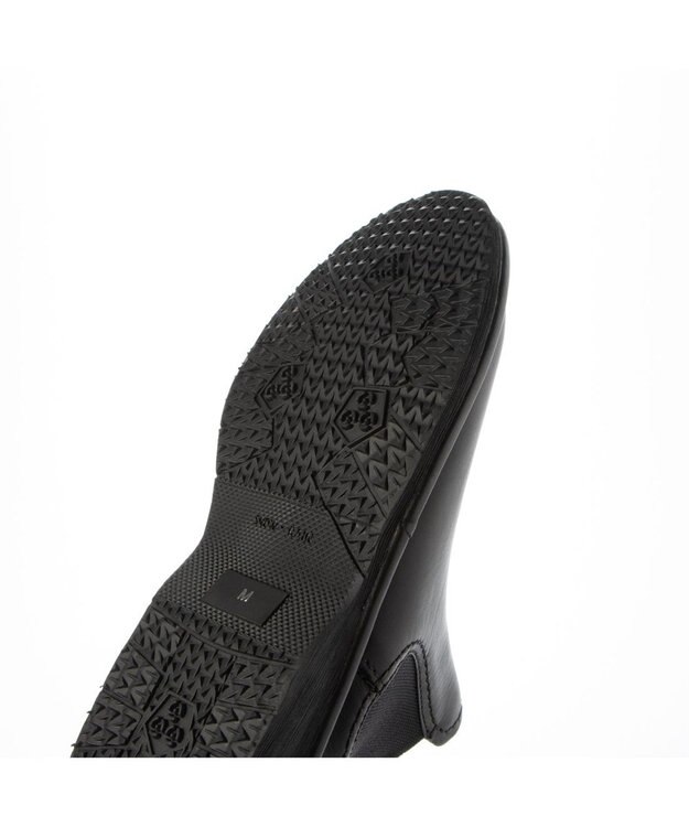 ing <ing>【サスティナブル】サイドゴアデザインアンクルブーツ ブラック