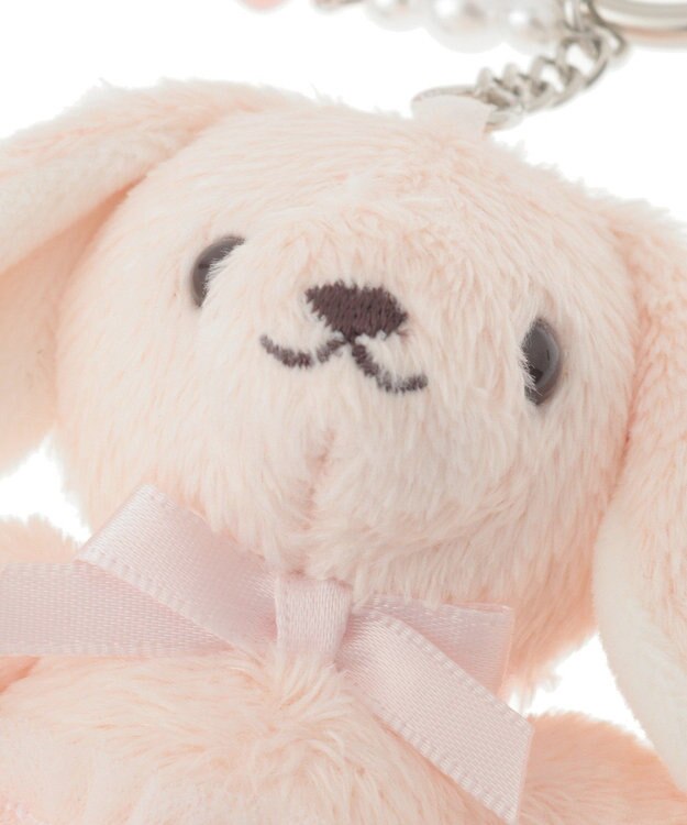 Maison de FLEUR たれ耳ラビットチャーム Pink